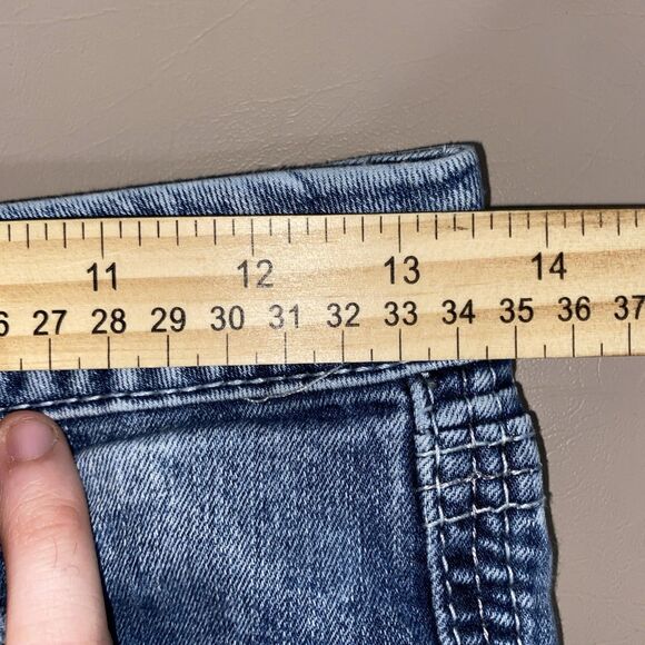 Rock Revival Elean For Women’s Skinny Jeans Size 25 Blue Low Rise - Picture 4 of 6